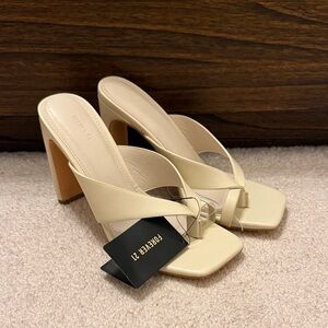 Forever 21 Beige Strappy Heels